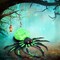 6' Halloween LED Yard Decor Crawling Spider, Blow Up Inflatable Outdoor Decoration for Garden, Waterproof